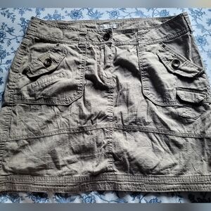 Vintage midi cargo skirt.